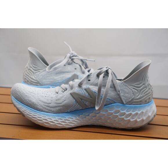 New Balance Fresh Foam 1080v10 Womens Running Shoes Size 7.5 B Gray Blue - Picture 8 of 12